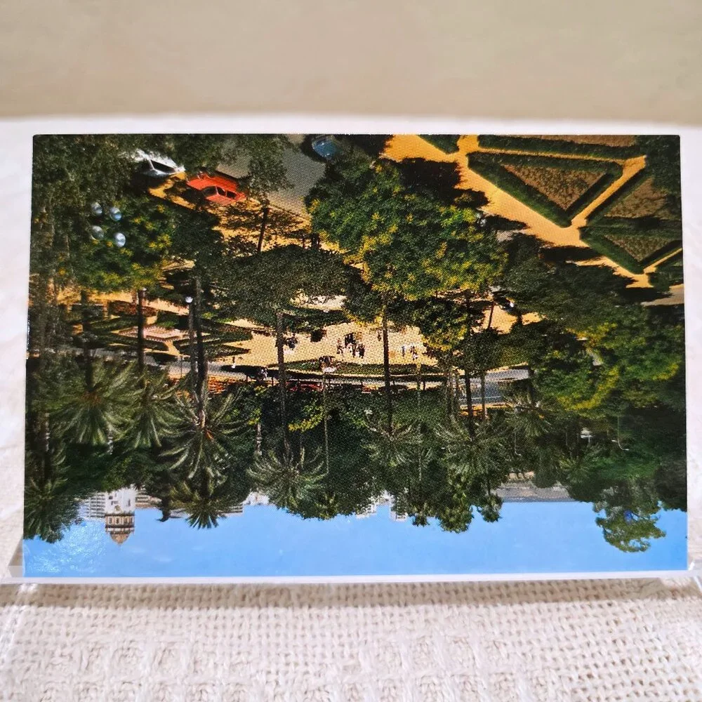 Vintage Sevilla Plaza de America American Square Spain Spanish Postcard Unposted